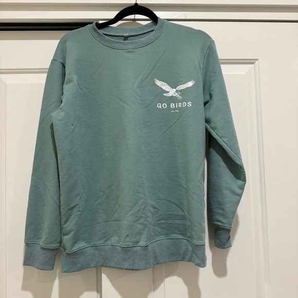 Philadelphia Eagles Women’s Sweatshirt, Go Birds, Football Medium - Picture 2 of 4